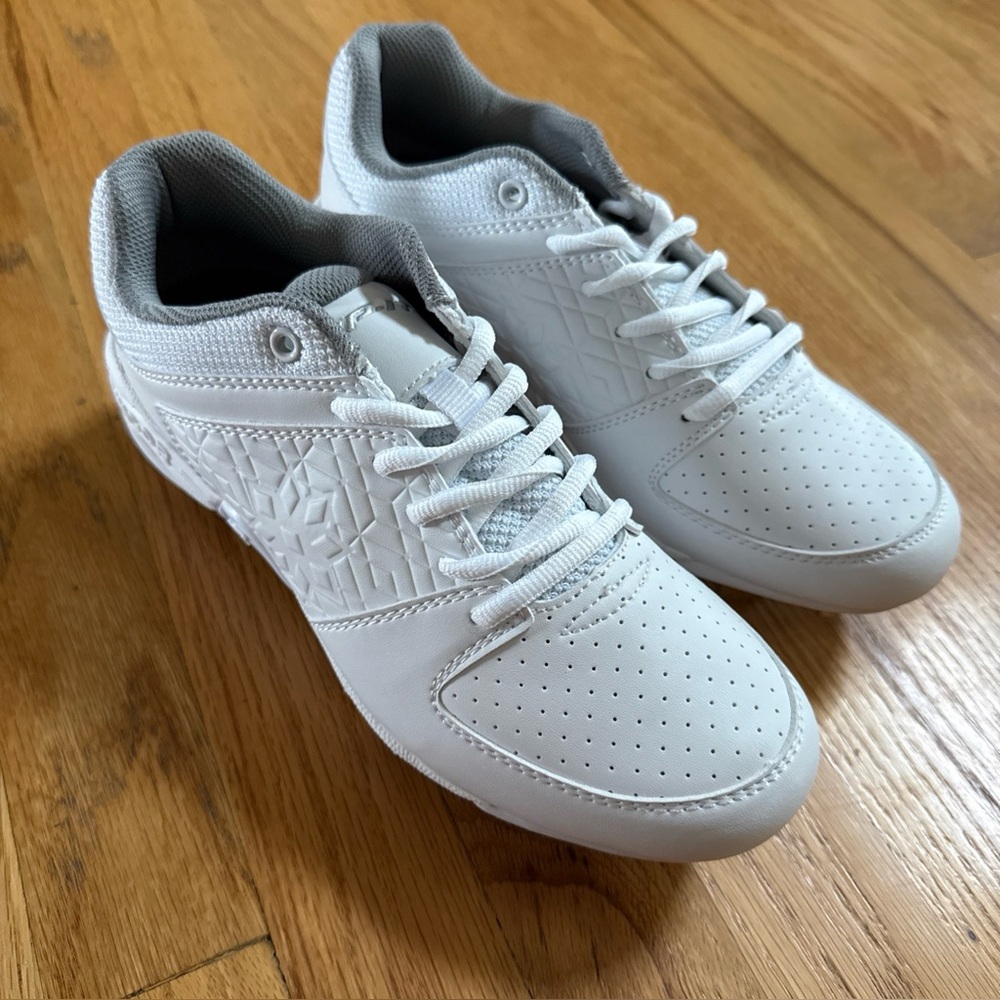 RIP-IT RIPDIS-080  Women's Diamond Softball Cleats White/White Size 8